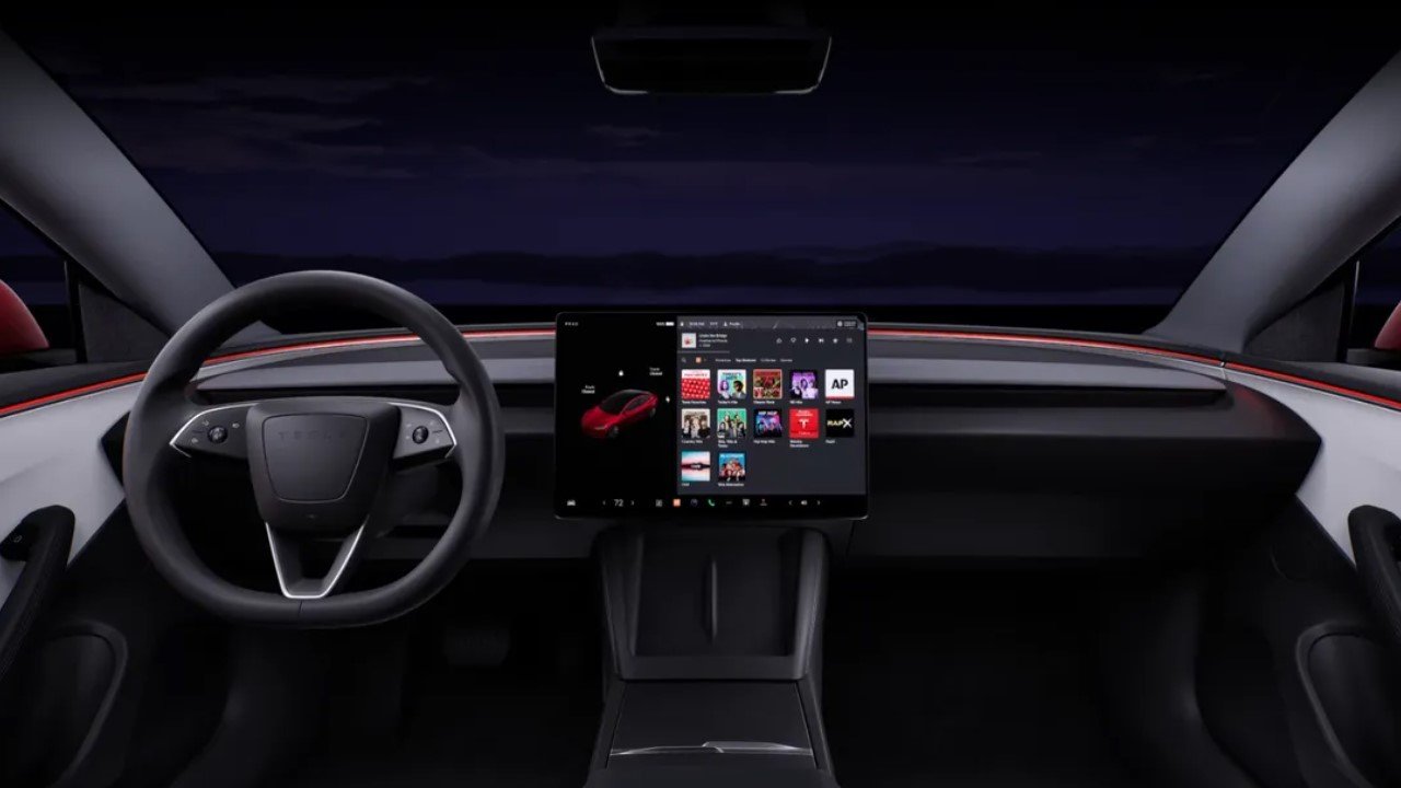 2024 tesla model 3 interior